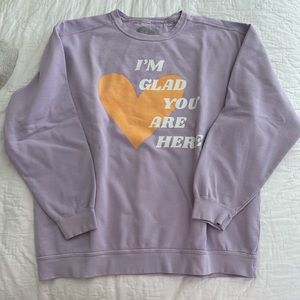 “I’m glad you’re here” hoodie